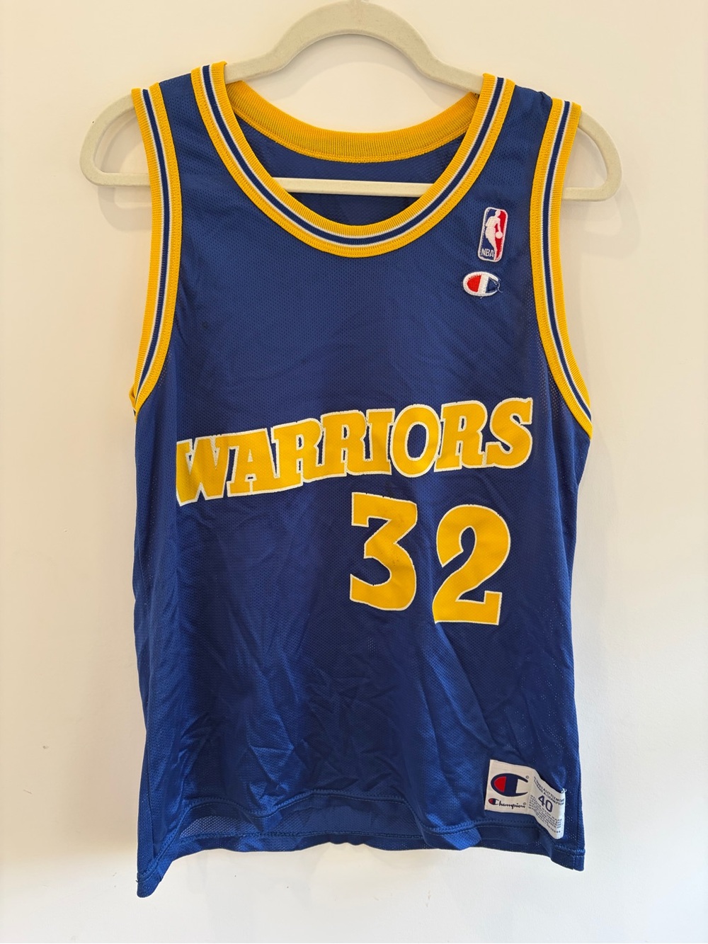 VINTAGE JOE SMITH #32 NBA GOLDEN STATE WARRIORS CHAMPION JERSEY SIZE 40